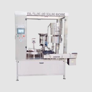 Automatic Injectable Liquid Vial Filling & Stoppering Machine