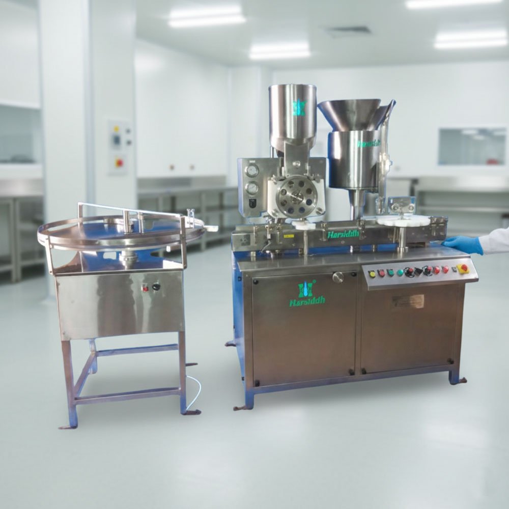 Automatic Injectable Vial Dry Powder Filling & Stoppering Machine (Servo Based) - Image 2