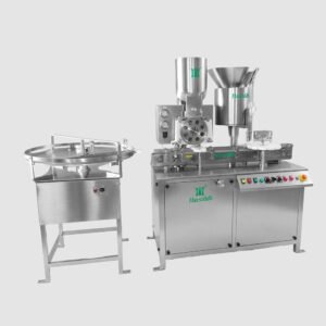 Automatic Injectable Vial Dry Powder Filling & Stoppering Machine (Servo Based)