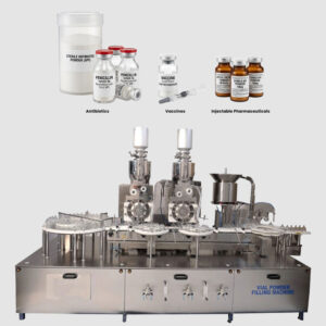 Dry Injectable Powder Filling Machine – Vial Powder Filler (Single Wheel / Head) (Volumetric)