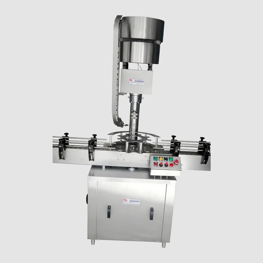 Automatic Single Head Bottle Screw Capping Machine