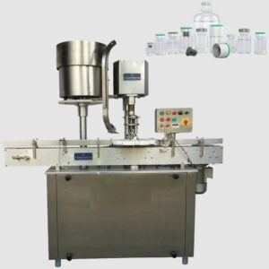 Single Head Vial Cap Sealing Machine