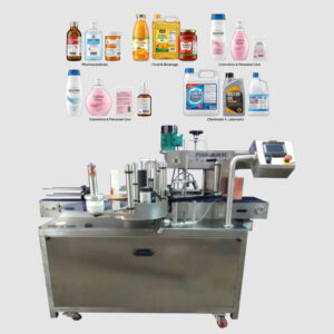 Double Side Flat Bottle Sticker Labeling Machine