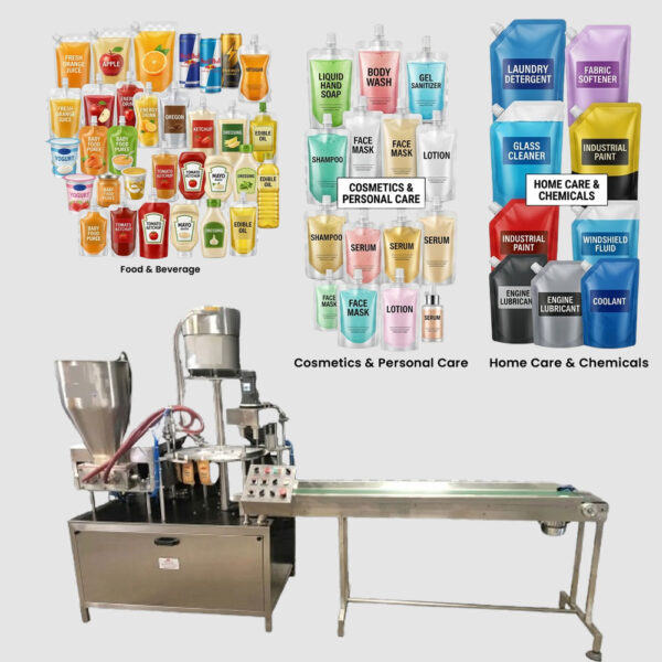 Spout Pouch Filling Machine