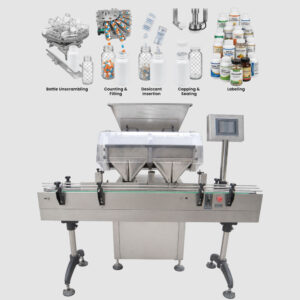 Tablet Filling Machine Line for Glass And Plastic Bottles