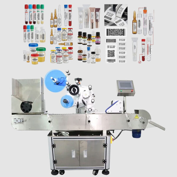 Test Tube Sticker Labeling Machine