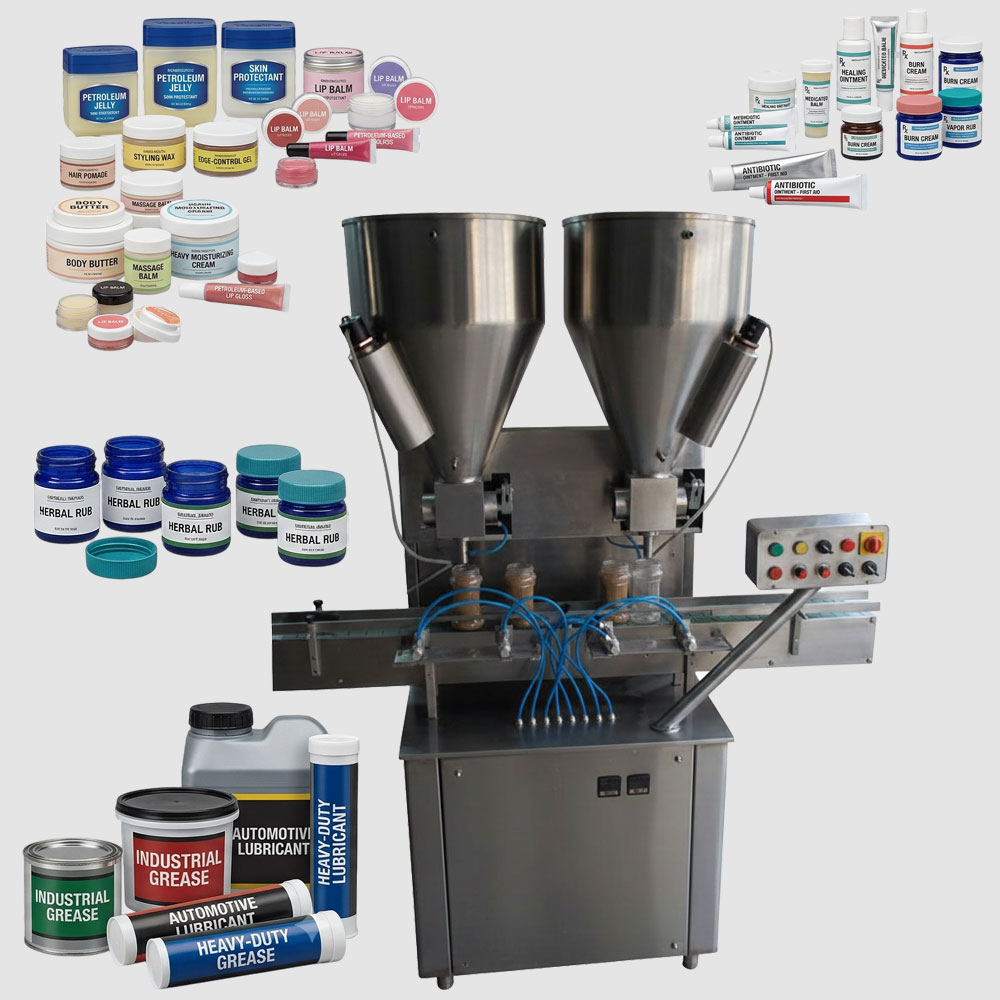Vaseline Jelly Wax Filling & Packaging Line