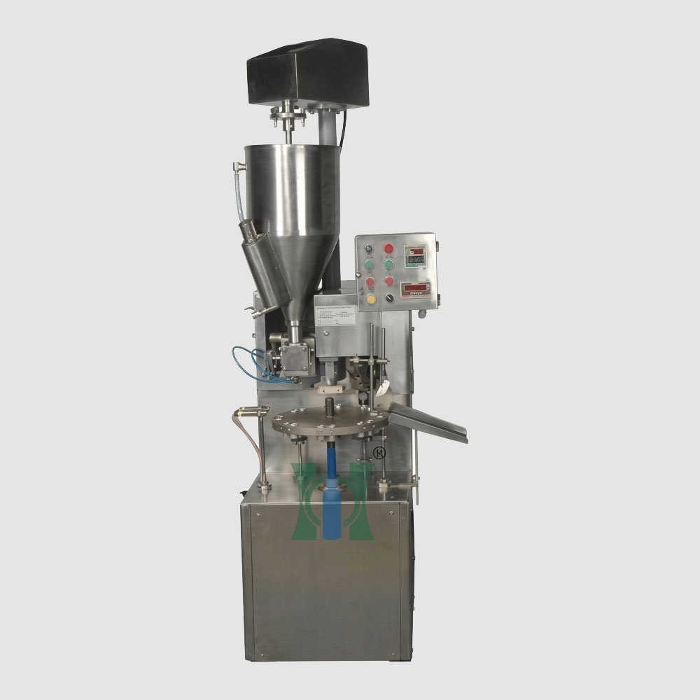 Semi Automatic Aluminum Tube Filling And Sealing Machine