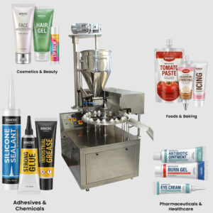 Semi Automatic Plastic Tube Filling Machine