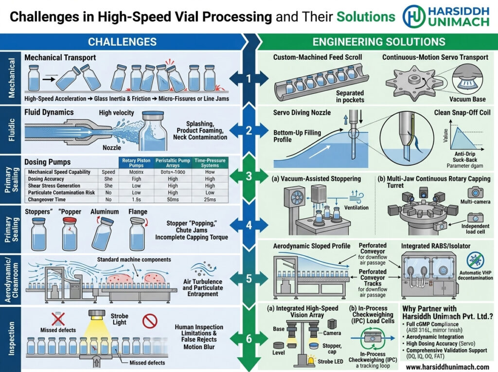 Challenges in High-Speed Vial Processing and Their Solutions