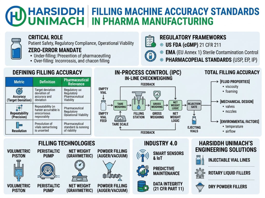 Filling Machine Accuracy Standards in Pharma Manufacturing