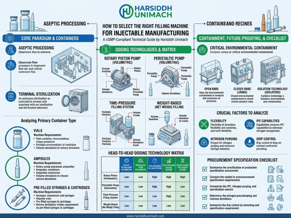 How to Select the Right Filling Machine for Injectable Manufacturing