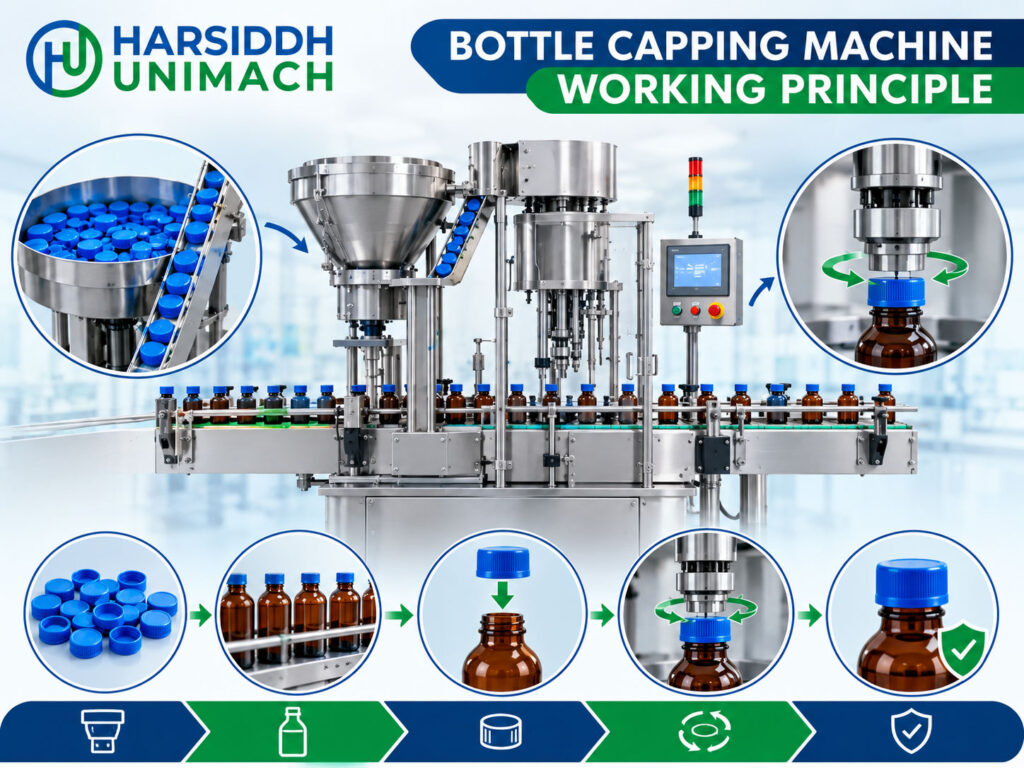 Bottle Capping Machine Working Principle