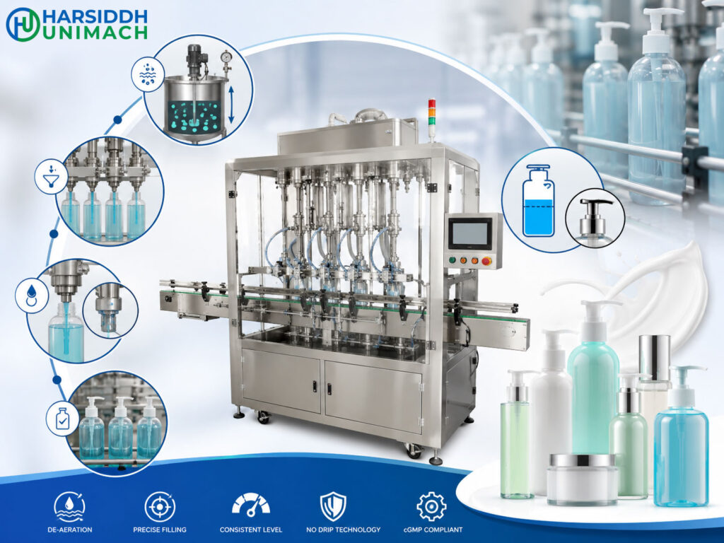 Lotion Filling Machine Working Principle