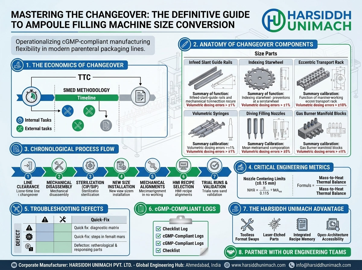 Ampoule Filling Machine Size Conversion: The Definitive Guide to Mastering the Changeover