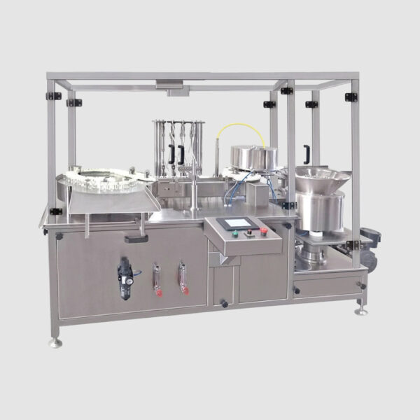 Six Head Liquid Vial Filling Stoppering Machine