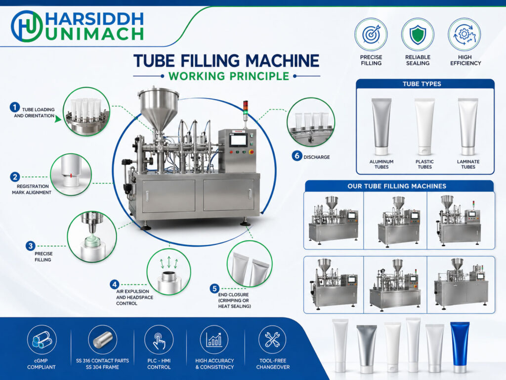 Tube Filling Machine Working Principle