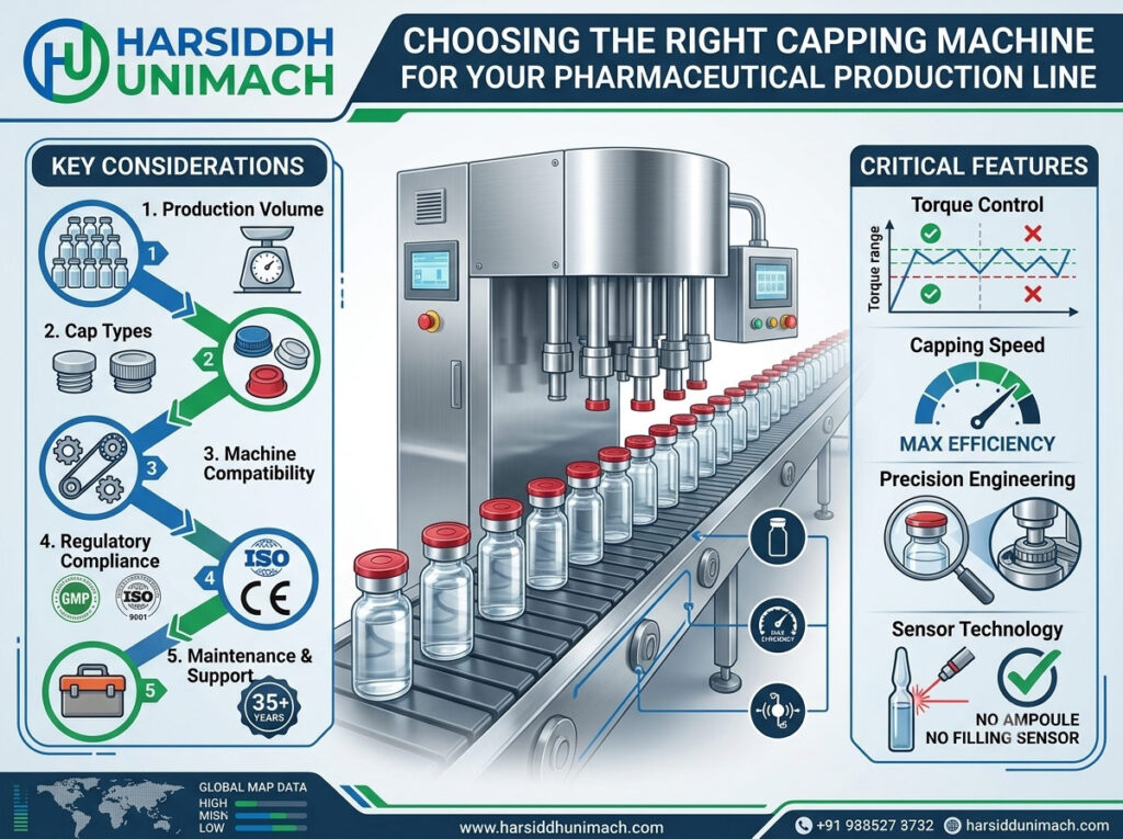 Choosing the Right Capping Machine for Your Pharmaceutical Production Line
