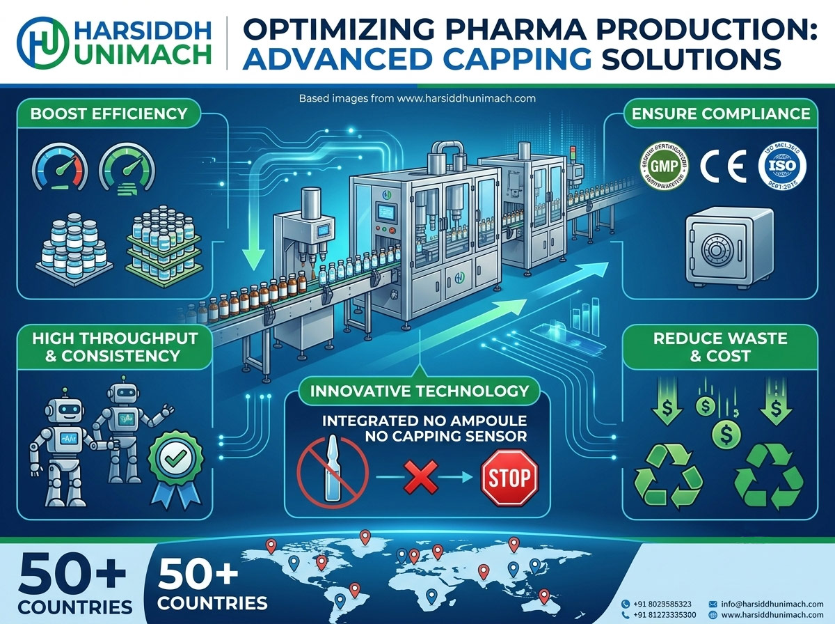 Optimizing Production Efficiency with Advanced Capping Machines in Pharma Manufacturing