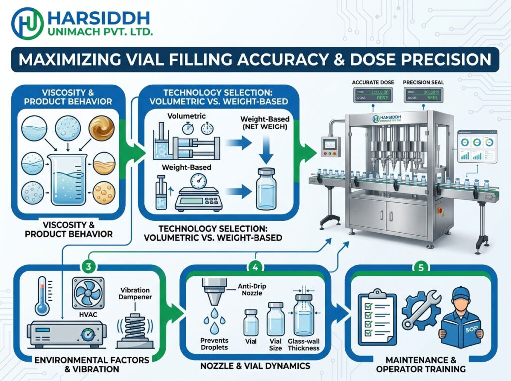 Vial Filling Machine Fill Accuracy: What Factors Affect Dose Precision?