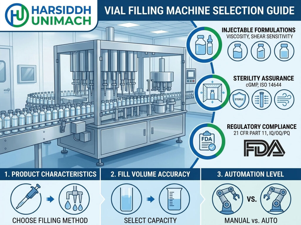 Vial Filling Machine Selection Guide: How to Choose the Right Filling System for Injectable Products
