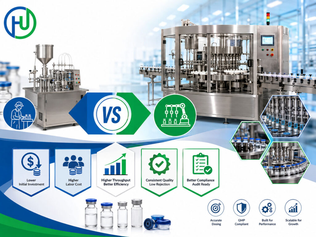 Automatic vs. Semi-Automatic Vial Fillers