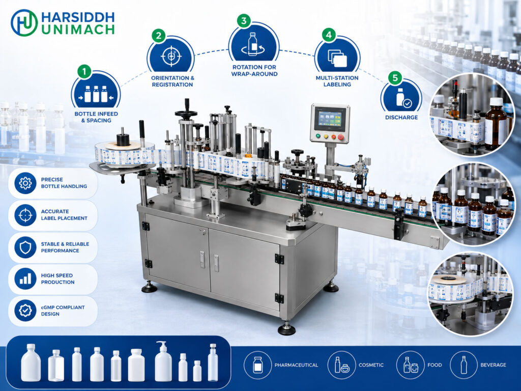 Bottle Labeling Machine Working Principle