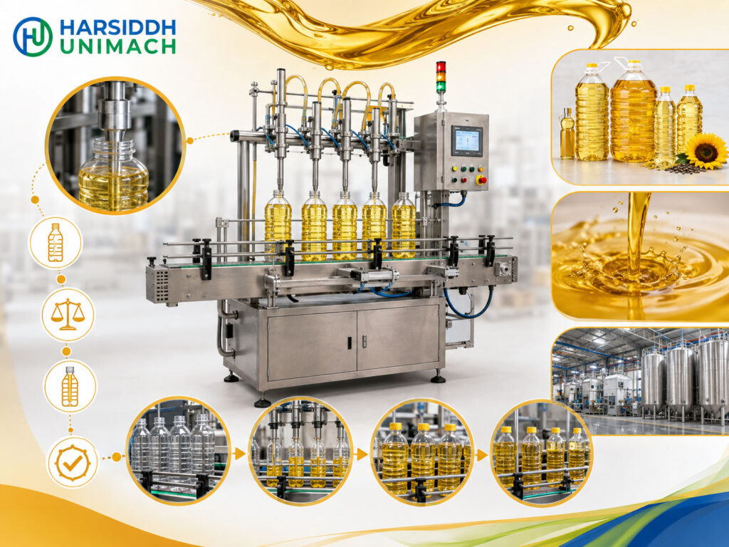 Cooking Oil Filling Machine Working Principle