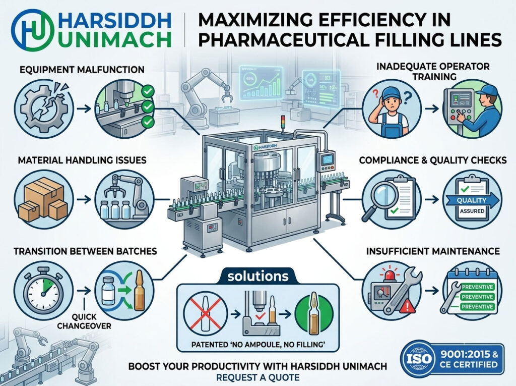 Maximizing Efficiency in Pharmaceutical Filling Lines: Understanding Common Causes of Downtime