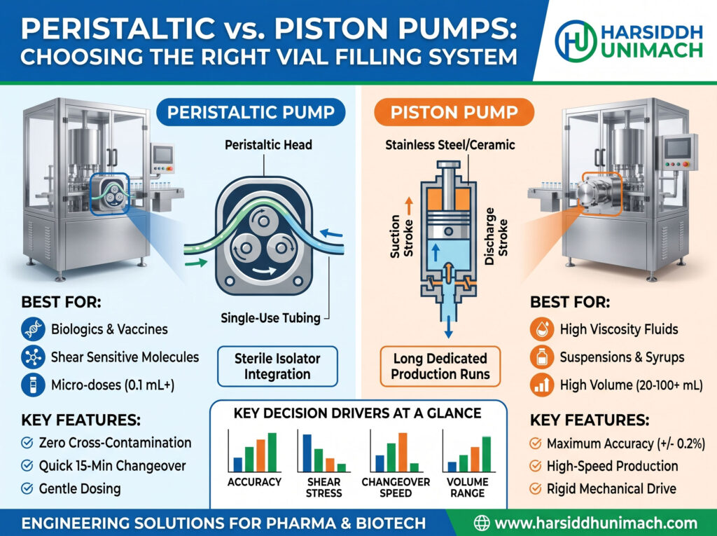 Peristaltic vs. Piston Pumps