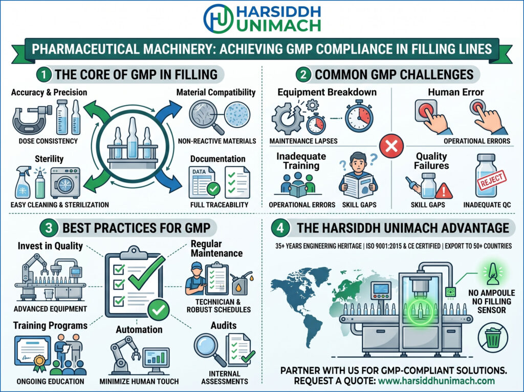 Pharmaceutical Machinery: Understanding the Importance of GMP Compliance in Filling Lines