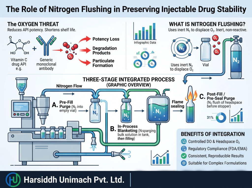The Role of Nitrogen Flushing in Preserving Injectable Drug Stability