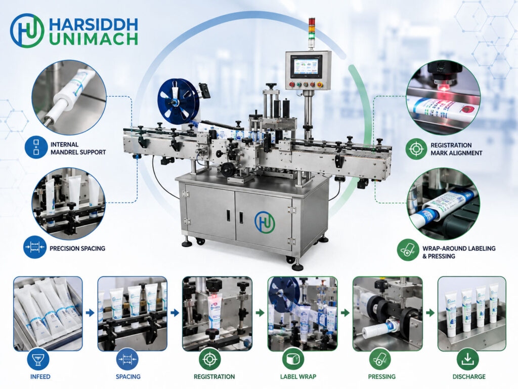 Tube Labeling Machine Working Principle