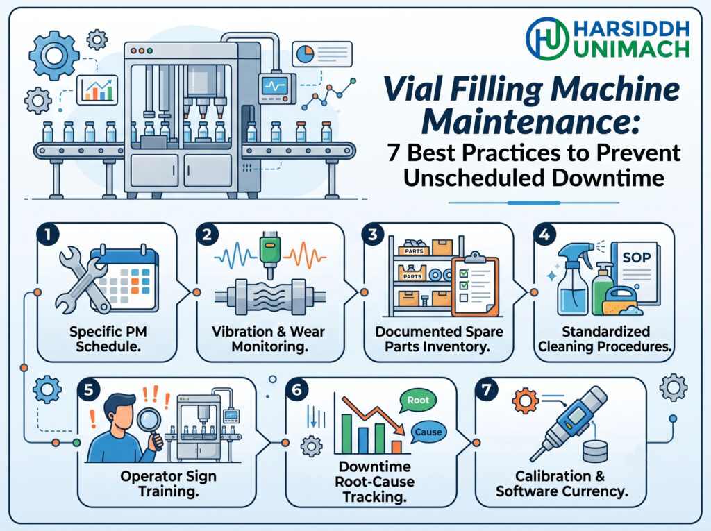 Vial Filling Machine Maintenance: 7 Best Practices to Prevent Unscheduled Downtime
