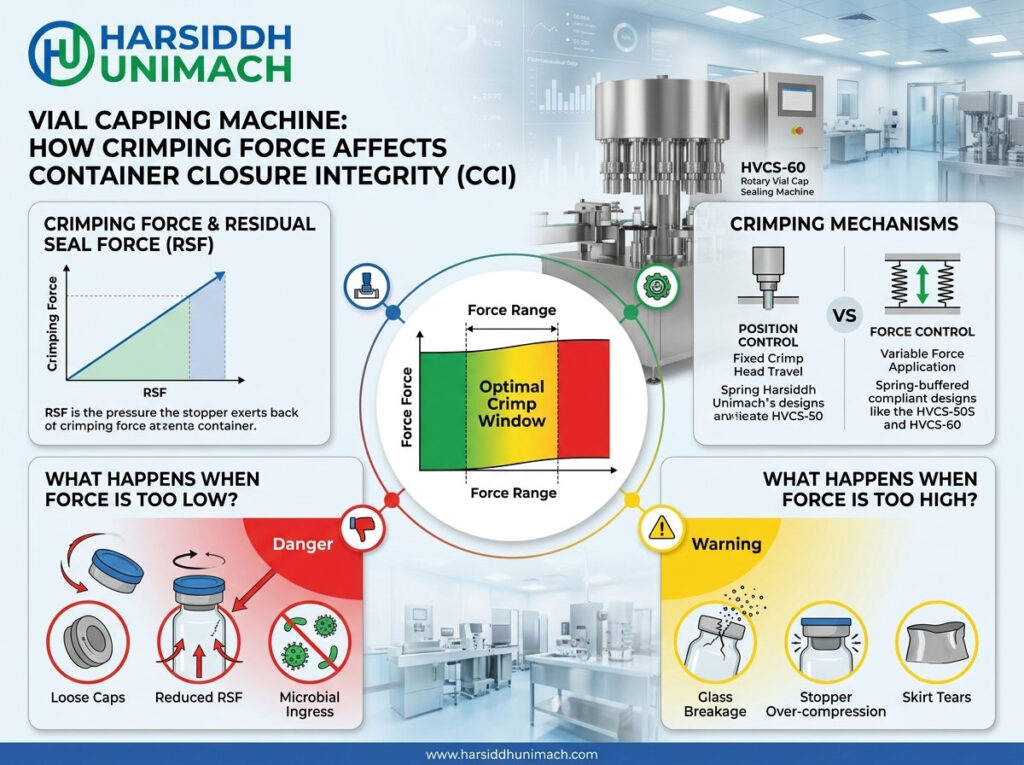 Vial Capping Machine: How Crimping Force Affects Container Closure Integrity