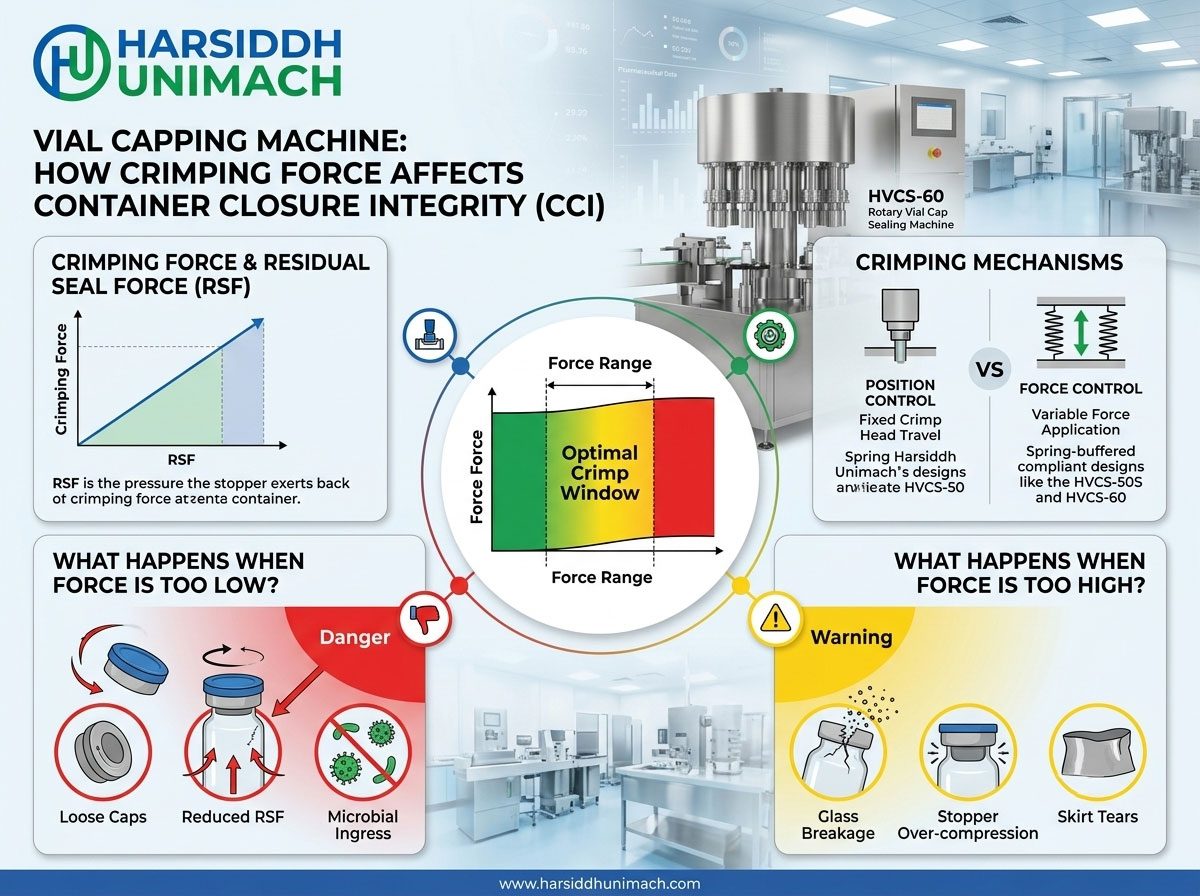 Vial Capping Machine: How Crimping Force Affects Container Closure Integrity